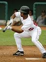 Scottsdale�s Nathan Haynes lays down a bunt.