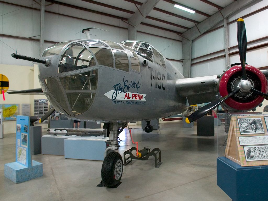 B-25 Mitchell, Pima Air and Space Museum, Tucson.  Click for next photo.