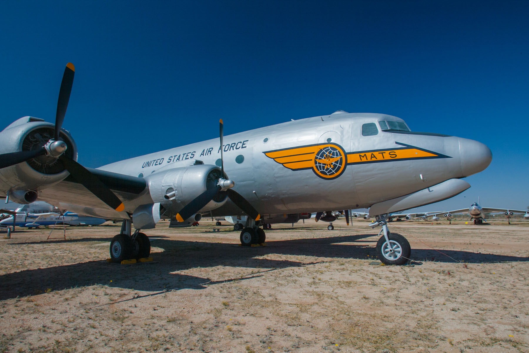 Douglas C-54D Skymaster, Pima Air and Space Museum, Tucson.  Click for next photo.