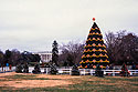 I was in Washington in 2002 after they had set up the National Christmas tree near the White House.  The lighting was a couple weeks later.