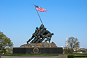 U.S. Marine Corps Iwo Jima Memorial, Arlington, Va. looking across toward the National Mall.