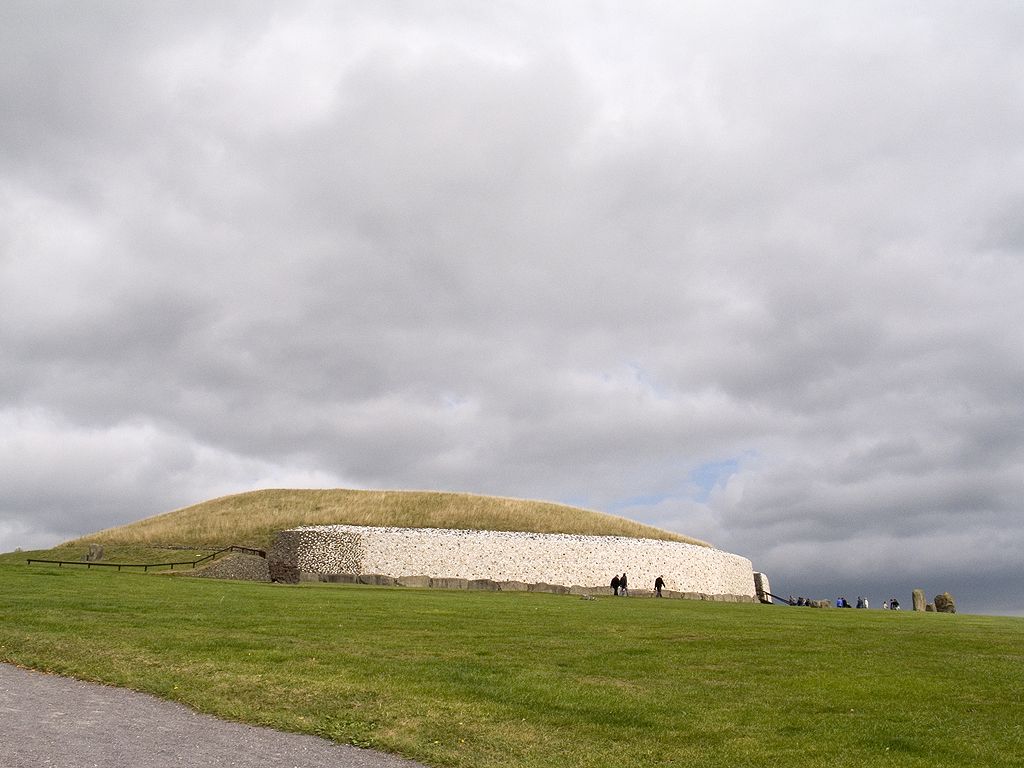 The Neolithic site of Newgrange, Ireland.  Click for next photo.