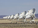 Very Large Array in the second-widest of four formations, New Mexico, March 2005.