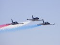 Civilian jet demo team Patriots, three L-39s, Aviation Nation in Las Vegas.