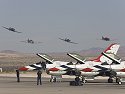 Thunderbirds get ready as air show goes on, Aviation Nation in Las Vegas, 2005.