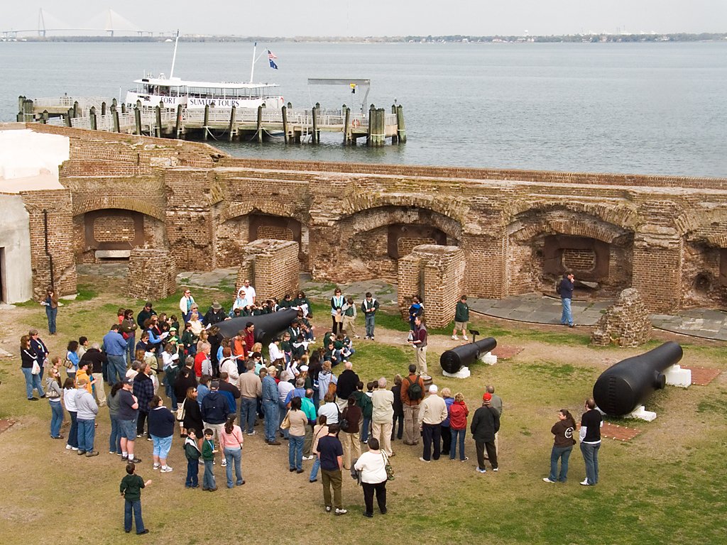 Ft. Sumter, South Carolina, March 2008.  Click for next photo.