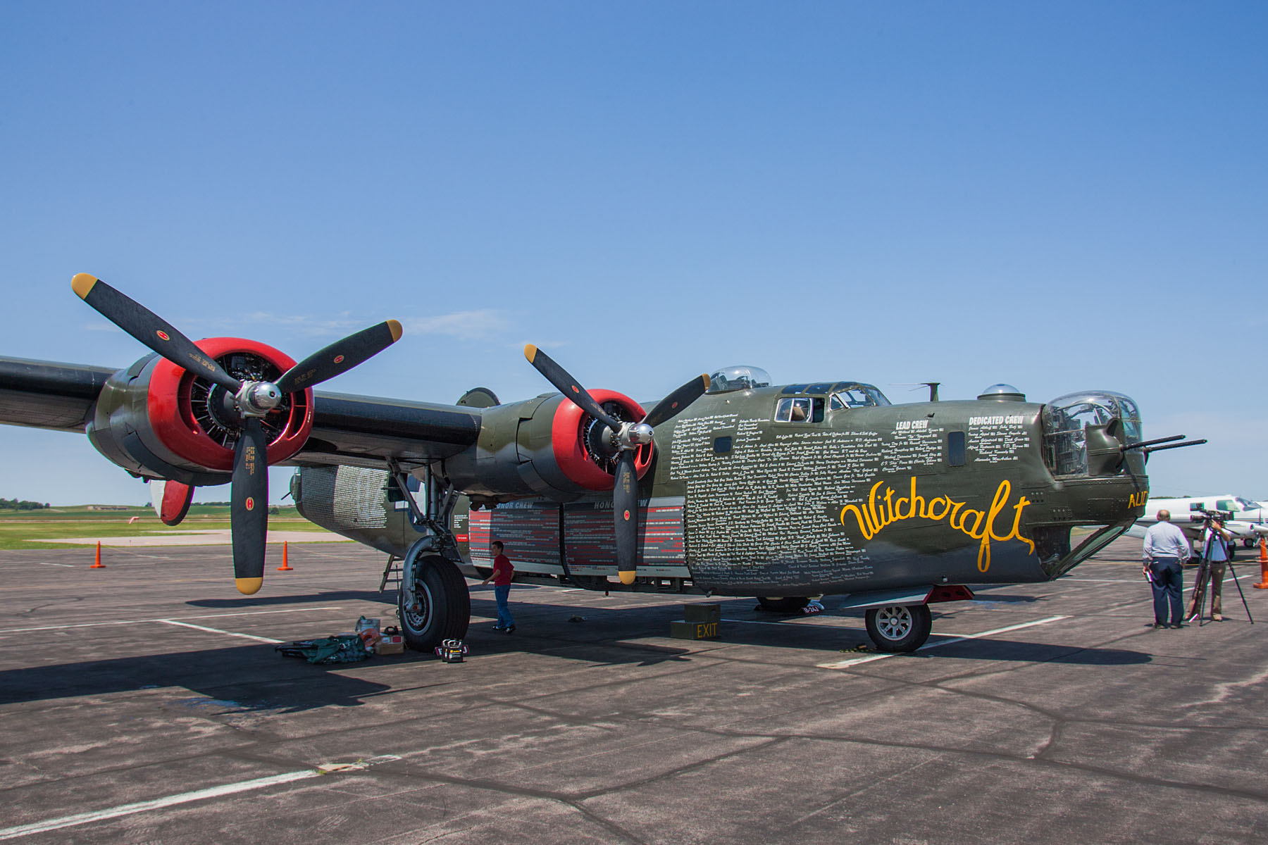 B-24 Liberator "Witchcraft," Wings of Freedom tour.  Click for next photo.