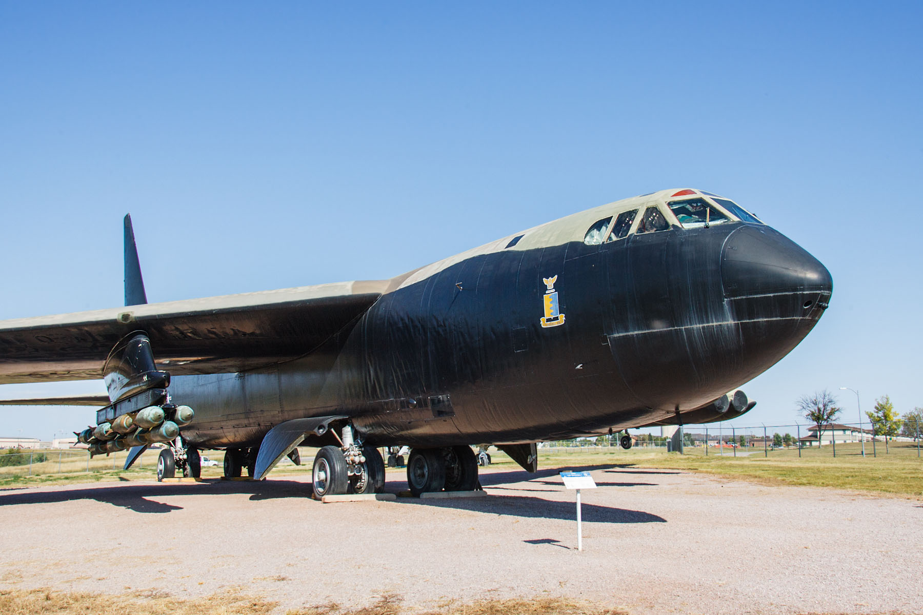 B52 Stratofortress bomber, Ellsworth Air Force Base, SD.  Click for next photo.