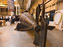 Propeller on a model of a precursor to the Confederate submarine Hunley, Charleston, South Carolina.