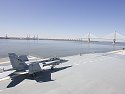 FA-18 Hornet on the deck of the USS Yorktown, Charleston, South Carolina.