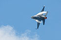 F-16 Falcon smashing moisture out of the air, TICO Warbirds Air Show, Titusville, Florida.