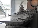 Model of the USS Intrepid made from 250,000 Legos, New York.