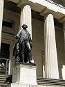 George Washington�s first inauguration was at this location, Federal Hall on Wall Street, New York, 1789.