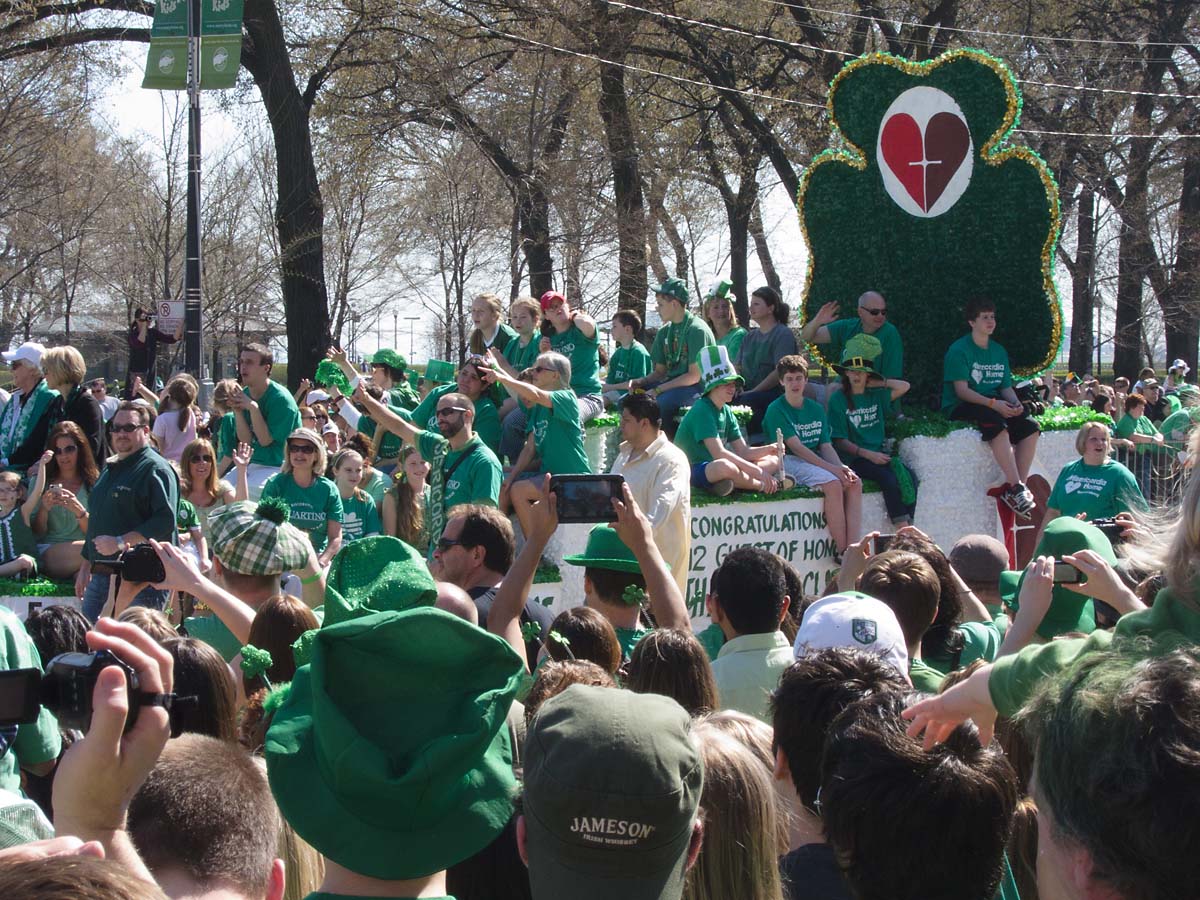 St. Patricks Day Parade, Chicago.  Click for next photo.