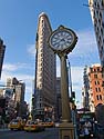 1909 clock restored by Tiffany in 2011, Flatiron District, New York, June 2012.
