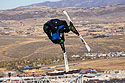 Aerial skiers at U.S. Olympic Training Complex in Park City, UT, October 2016.