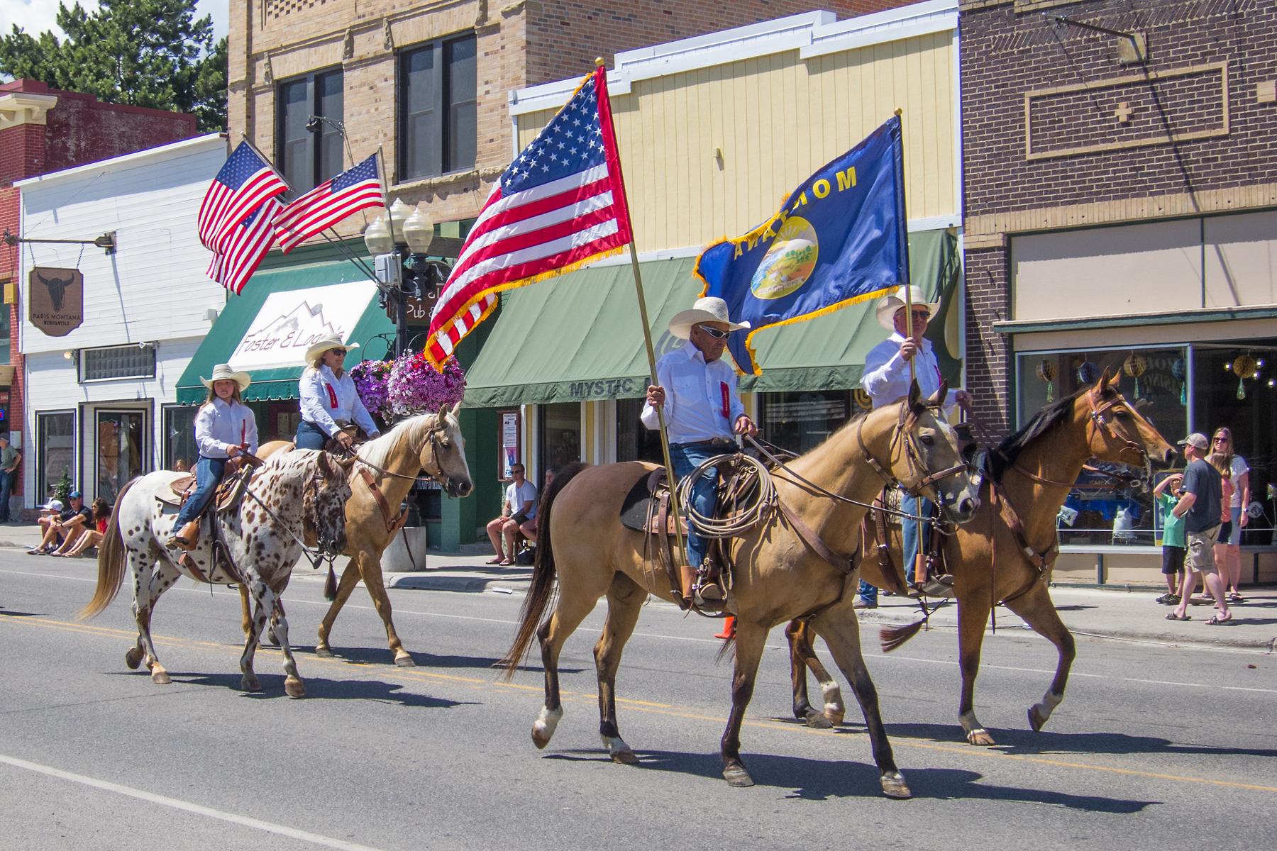 4th of July rodeo parade, Red Lodge, MT.  Click for next photo.