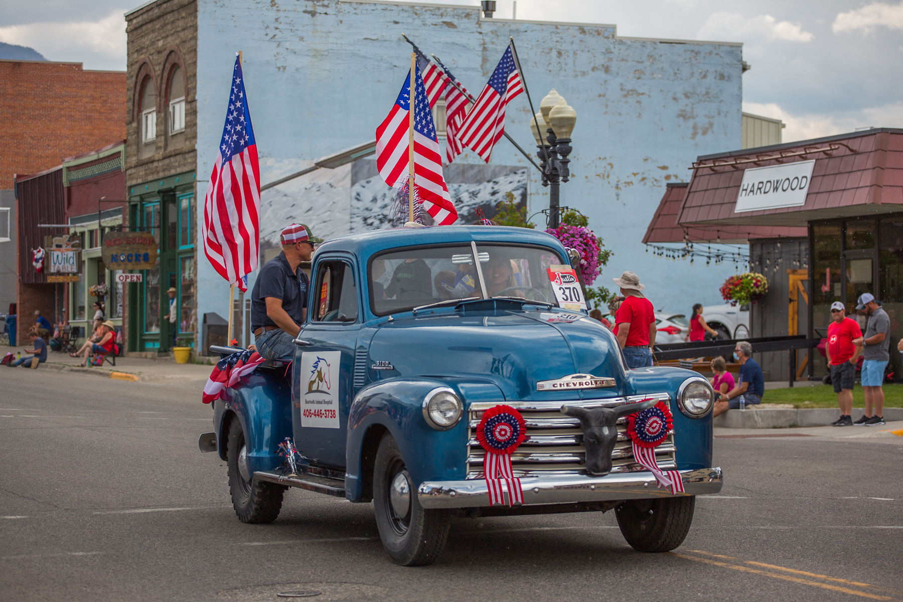 4th of July rodeo parade, Red Lodge, MT.  Click for next photo.