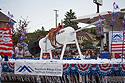 4th of July rodeo parade, Red Lodge, MT, 2021.  Beartooth Billings Clinic float celebrating the vaccination effort.