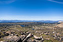 View from the top of the Beartooth Pass looking south into Wyoming, Yellowstone would be to the right.