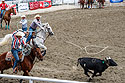 Team Roping, Home of Champions Rodeo, Red Lodge, MT.