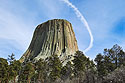 Devil�s Tower National Monument, March 2023, taken with my phone.