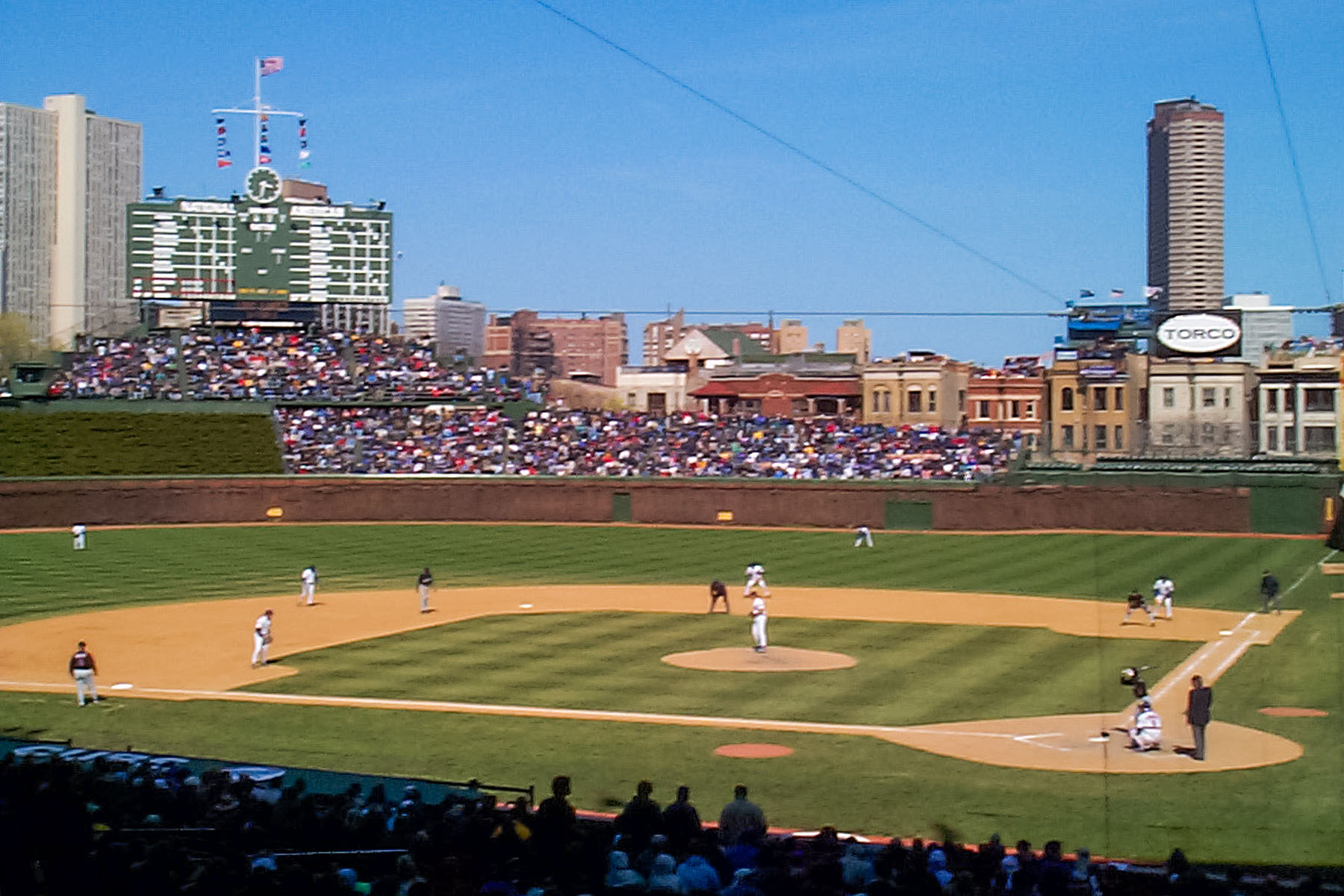 Wrigley Field, Mets visiting the Cubs.  Click for next photo.