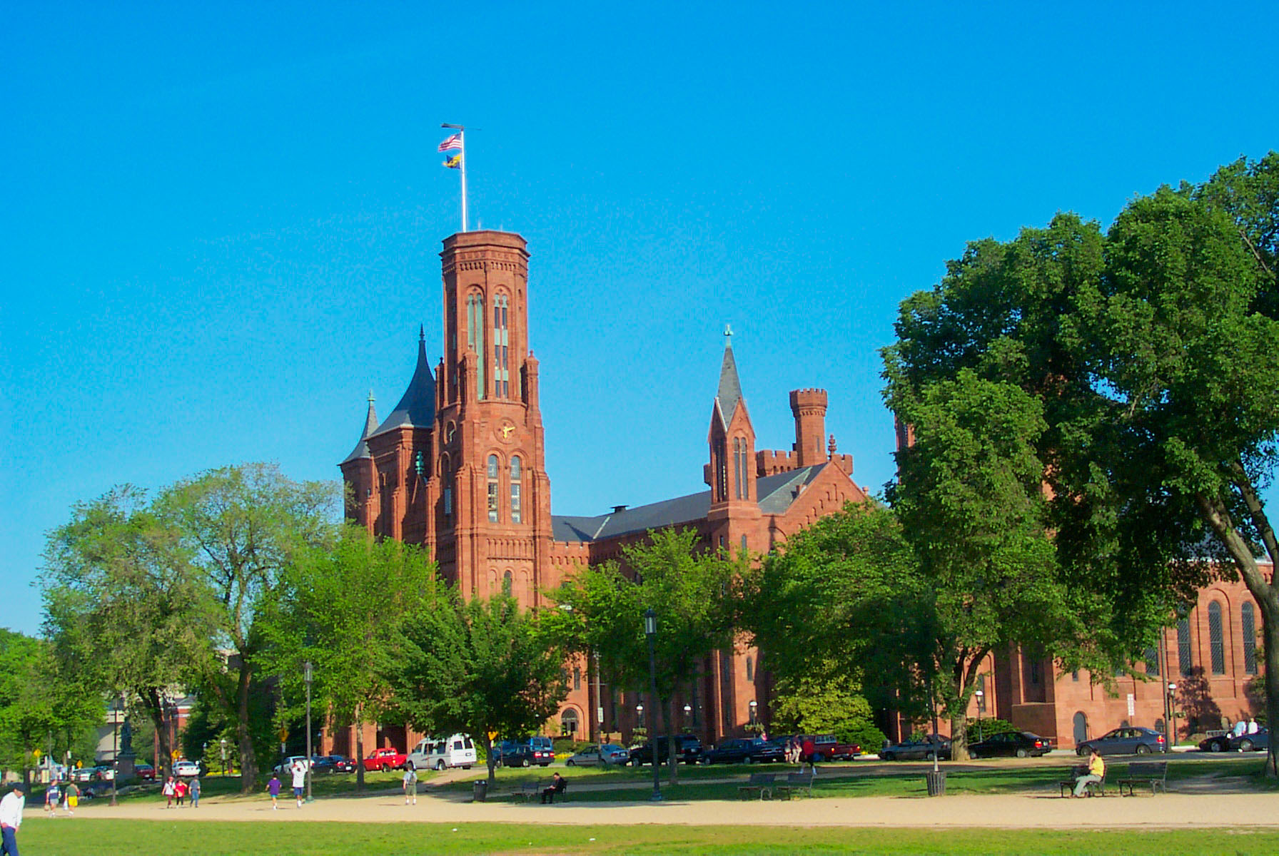 Smithsonian Castle.  Click for next photo.