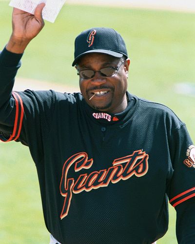 Giants Manager Dusty Baker, spring training 2001.  Click for next photo.