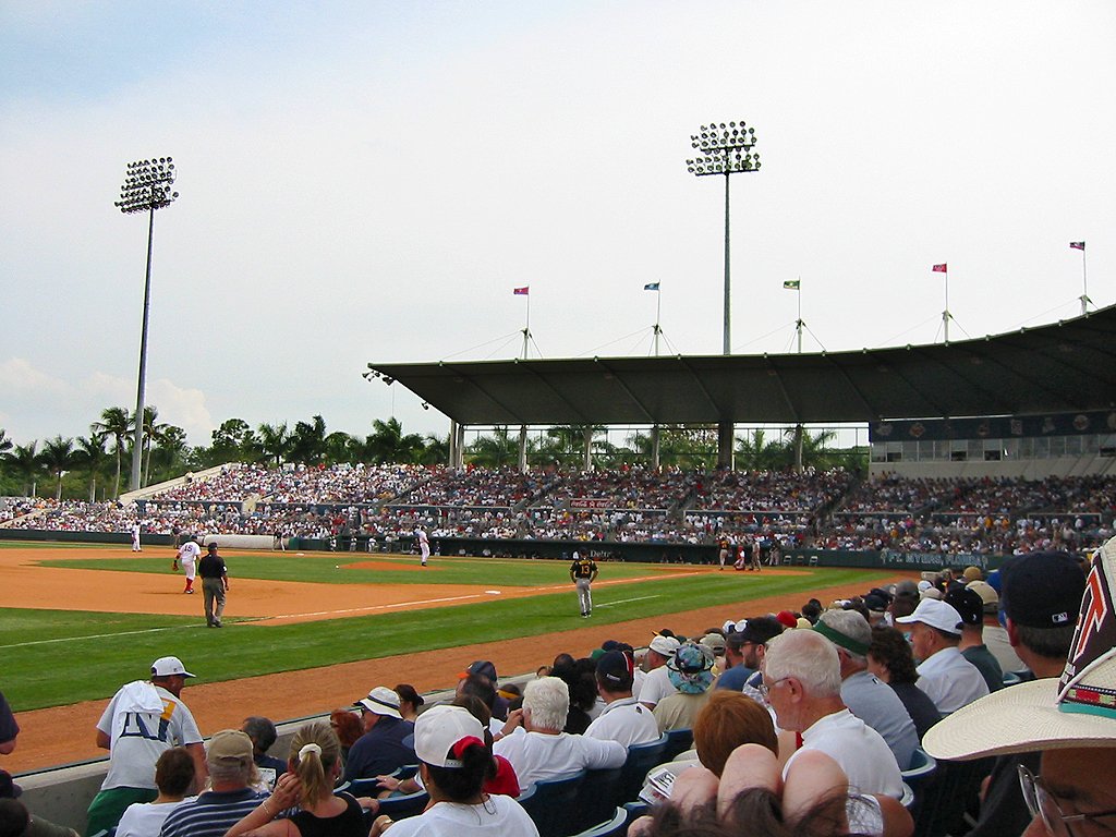 City of Palms Park, home of Red Sox spring training, Fort Myers, Florida, 2003.  Click for next photo.