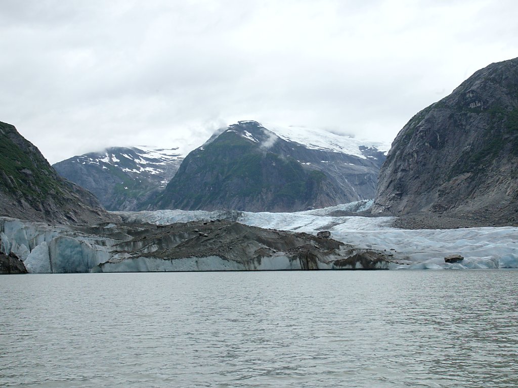 Glacier on the Stikine River, Alaska.  Click for next photo.