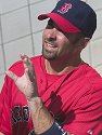 Todd Walker signs autographs, Red Sox spring training, Fort Myers, Florida, 2003.