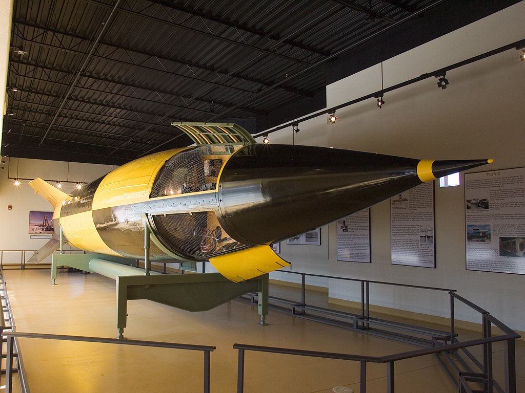V2 rocket on display at White Sands Missle Range, New Mexico.  Click for next photo.