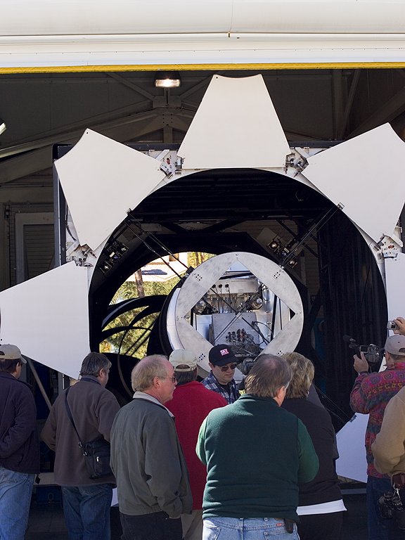 Sloan Digital Sky Survey telescope, Apache Point Observatory, New Mexico.  Click for next photo.
