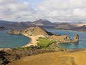View from the summit of Bartolome Island, Galapagos.