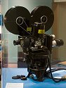 One of the movie cameras used to record Trinity, the first atomic bomb explosion, 1945.  On display at Bradbury Science Museum, Los Alamos, New Mexico.