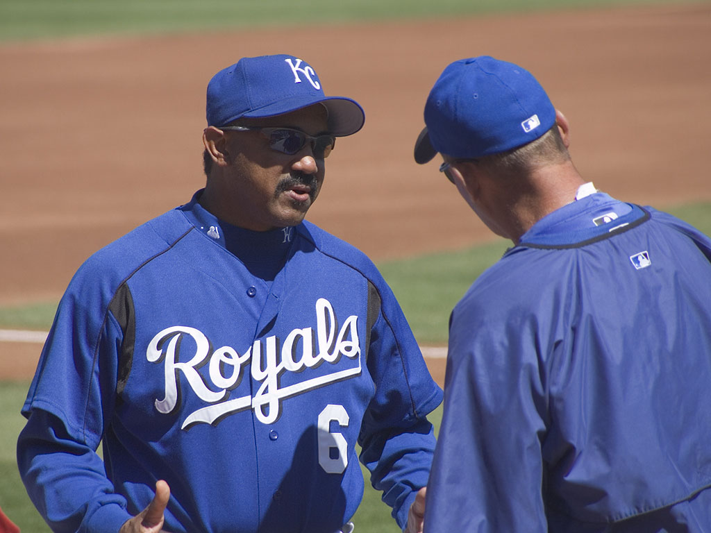 Royals Manager Tony Pena.  Click for next photo.