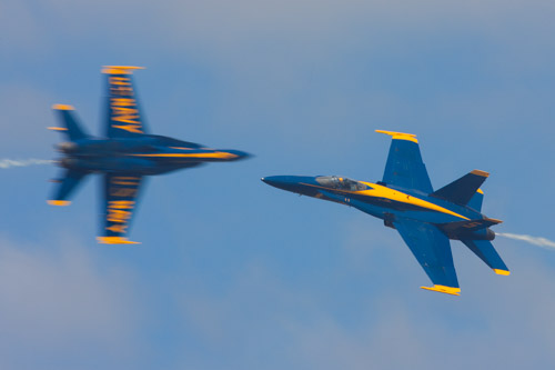 Blue Angels solo fliers meet, Rhode Island ANG.