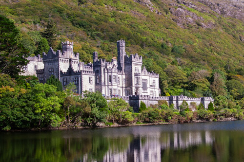 Kylemore Abbey, County Galway, Ireland.