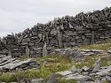 Typical stone wall, Inis Meáin, Ireland.