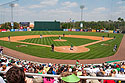St. Patrick�s Day at Hammond Stadium, spring training home of the Minnesota Twins in Ft. Myers, Florida.