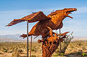 Sculpture in the desert, Borrego Springs, California.