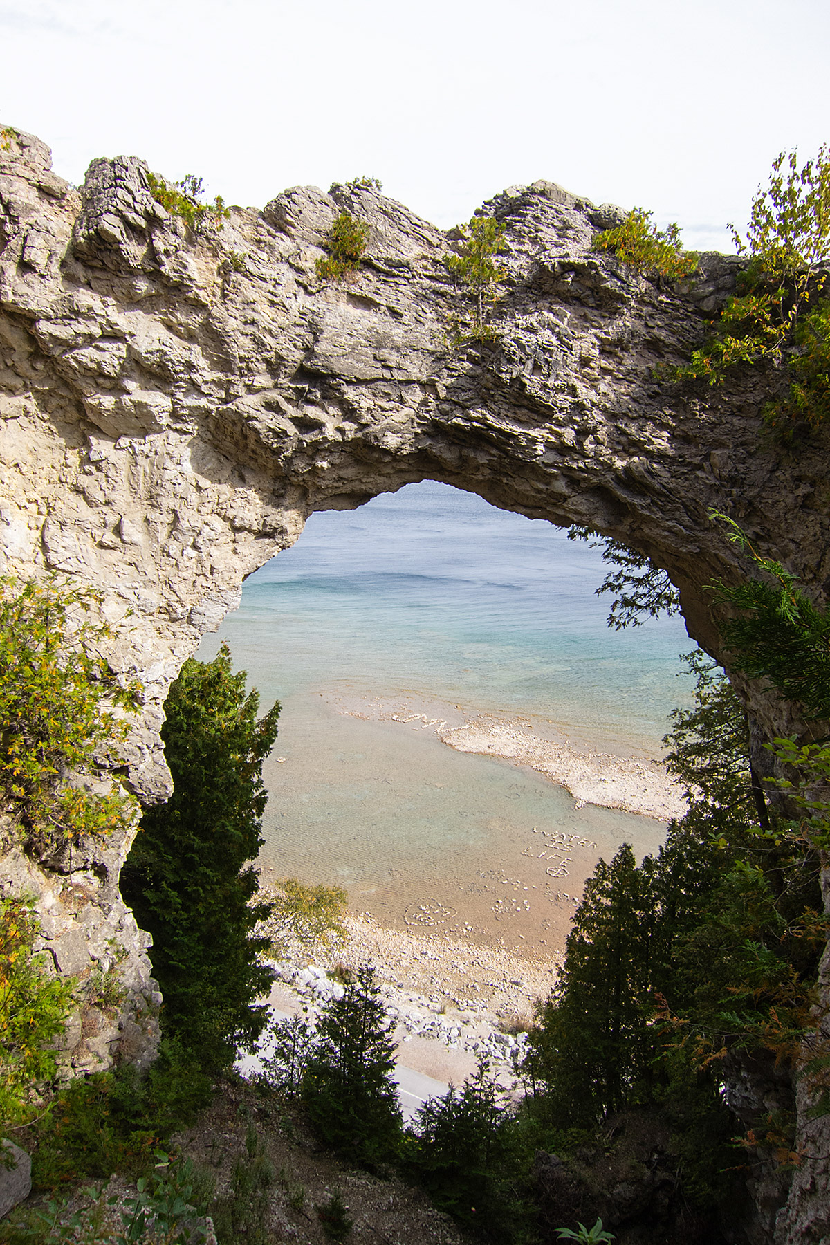 Arch Rock, Mackinac Island, Michigan.  Click for next photo.