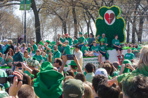 St. Patricks Day Parade, Chicago.