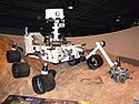 Model of the new Mars rover Curiousity at the New York Museum of Natural History.  The rover is scheduled to land on Mars Aug. 5, 2012.
