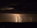 Faraway lightning, Luther, MT.