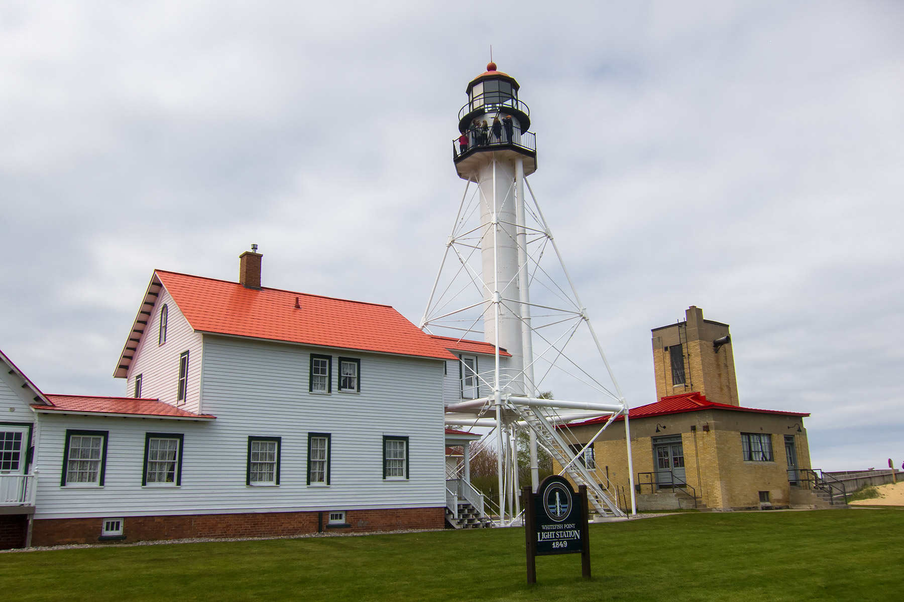Whitefish Point Light Station, UP Michigan.  Click for next photo.