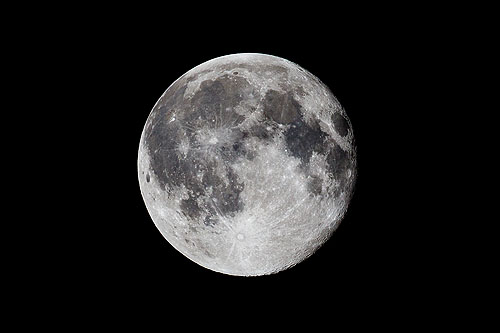 The Moon almost full