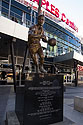 Statue of Jerry West, Staples Center, Los Angeles.