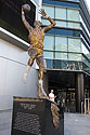 Statue of Kareem, Staples Center, Los Angeles.